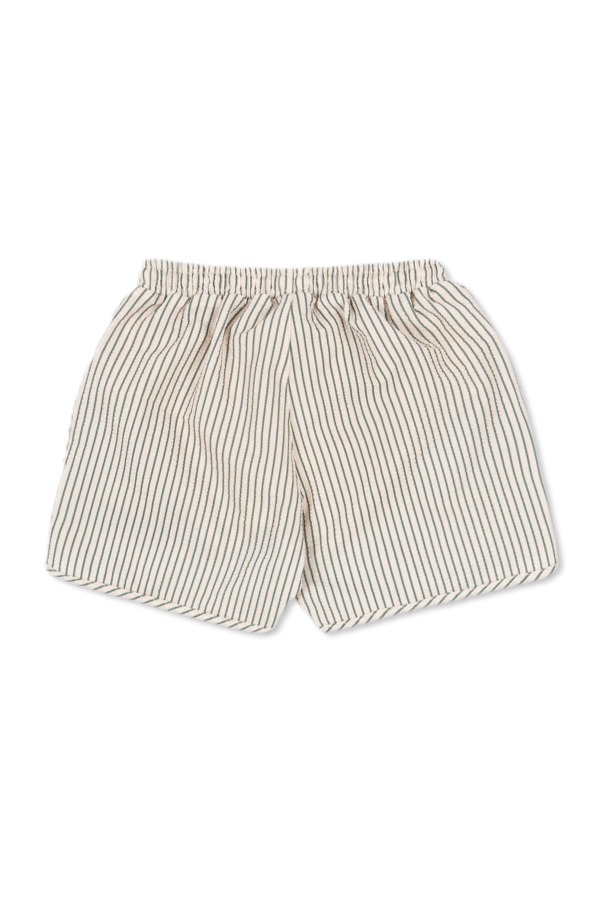 Konges Sløjd Striped pattern shorts