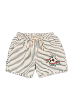 Striped pattern shorts