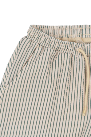 Konges Sløjd Striped pattern shorts