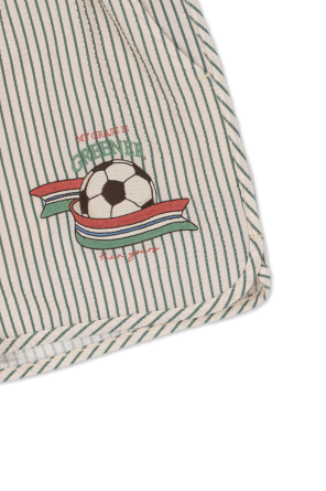 Konges Sløjd Striped pattern shorts