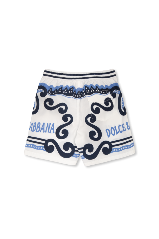 Dolce & Gabbana crystal-embellished mini skirt Kids Swimming shorts