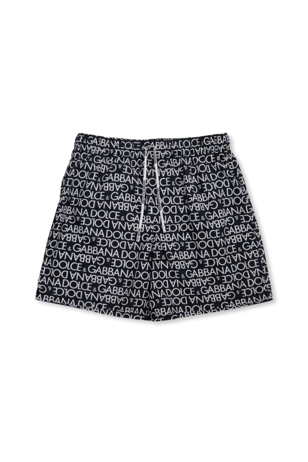 Swimming shorts with logo od Dolce & Gabbana Kids