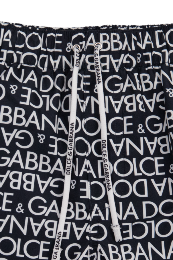 Dolce & Gabbana Kids Szorty kąpielowe z logo