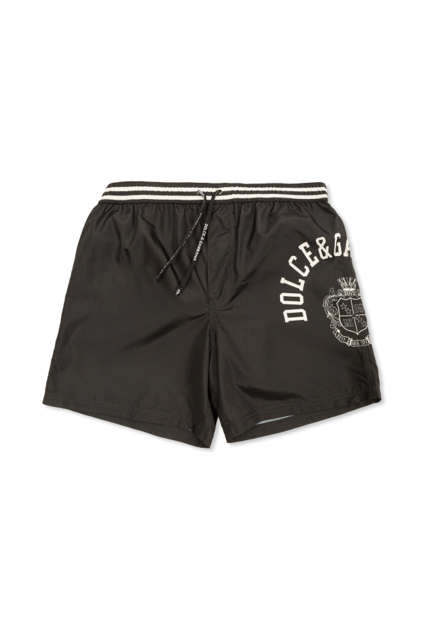 Swim shorts with logo od Dolce & Gabbana Kids