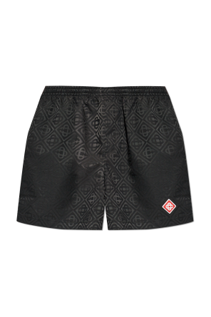 Monogram swim shorts