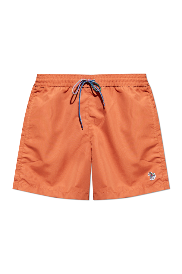 Swim shorts with logo patch od Paul Smith