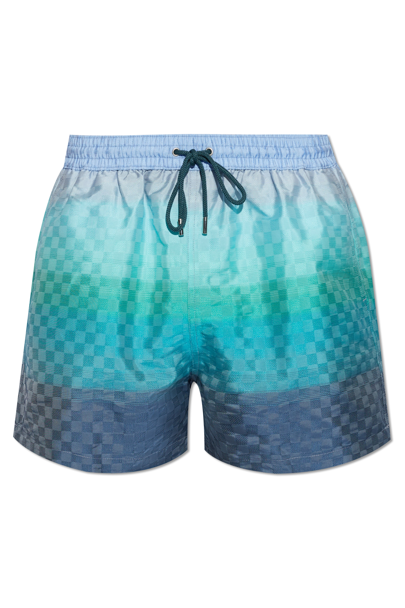 White Koons Jeans - Blue Swim ruffle-trimmed shorts Paul Smith