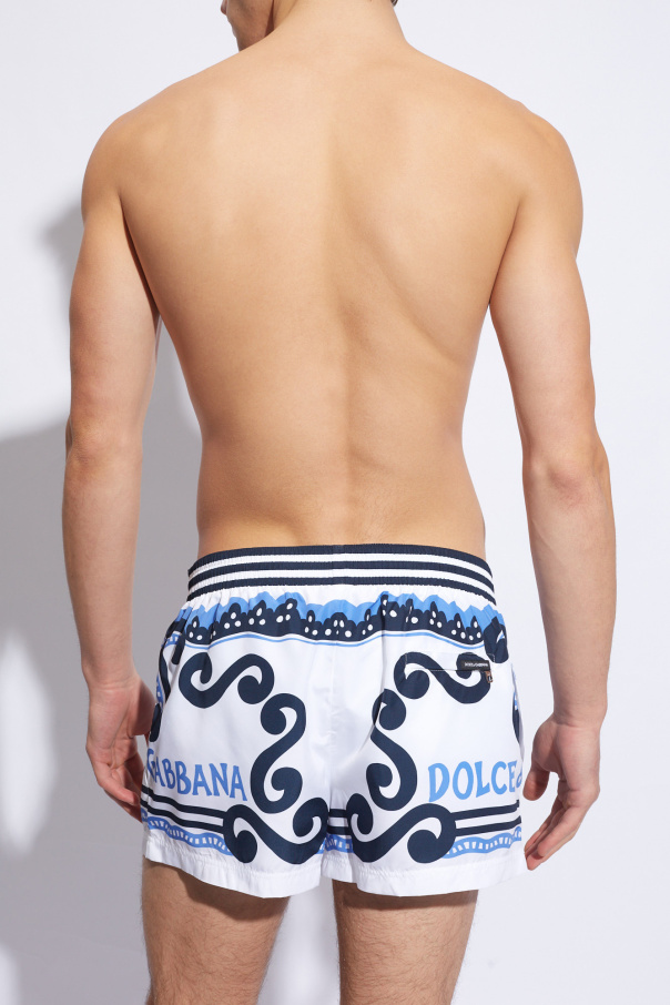 Dolce & Gabbana Eyewear logo-plaque arm glasses Swimming shorts