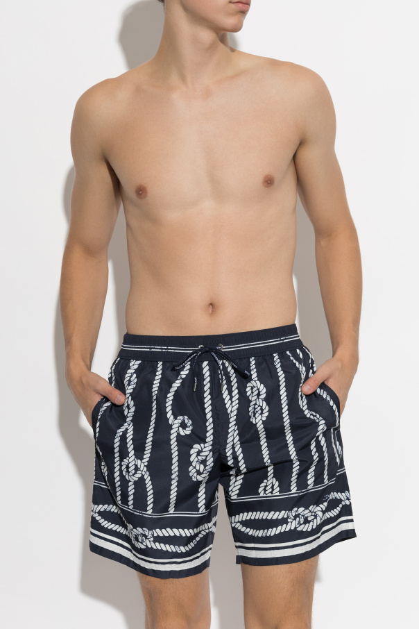 Dolce & Gabbana Swim shorts with "Marina" print