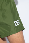 Dolce & Gabbana GREEN Swim shorts with logo