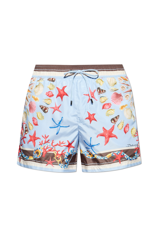 Swim shorts with print od Dolce & Gabbana