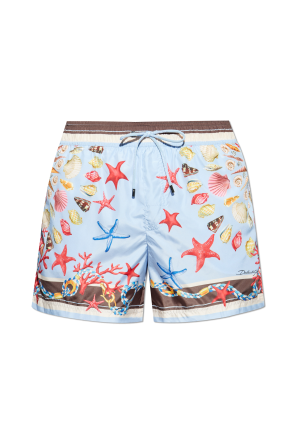 Swim shorts with print