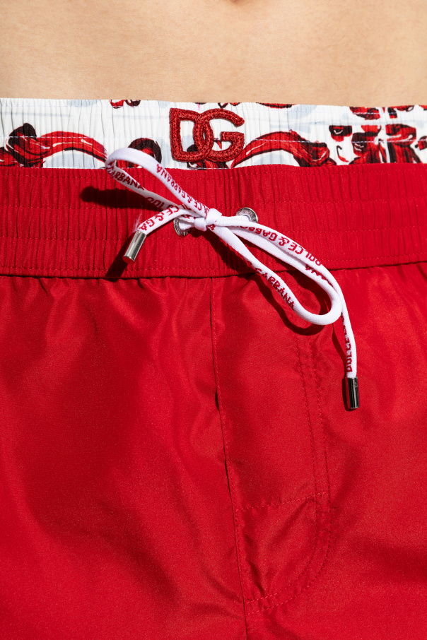 Dolce & Gabbana Bade-Shorts mit Print „Majolica“