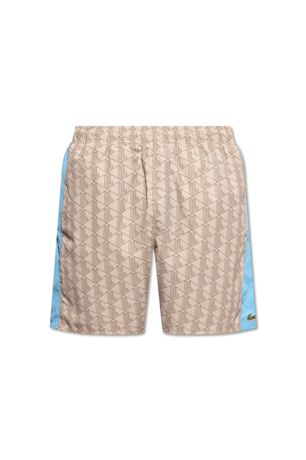 Swim shorts with monogram od Lacoste