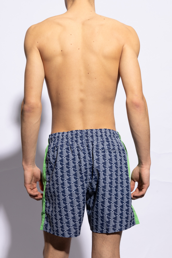 Lacoste Swim shorts with monogram