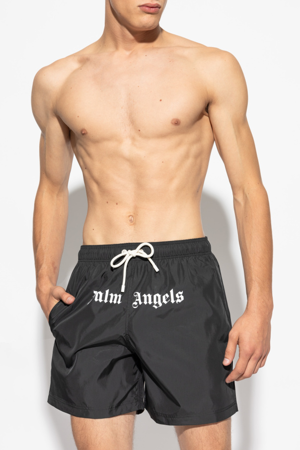 Palm Angels Logo swim shorts