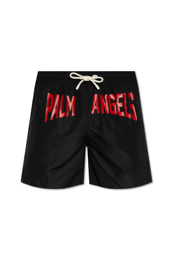 Swimming shorts with logo od Palm Angels