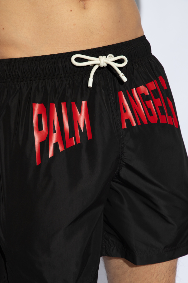 Palm Angels Szorty kąpielowe z logo