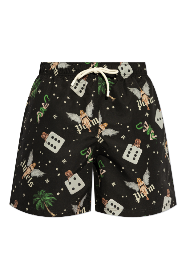 Swim shorts with colorful print, zdjęcie 1 Swim shorts with colorful print od Palm Angels
