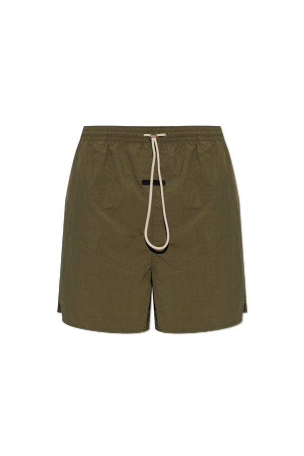 Swim trunks with appliquéd logo od Fear Of God Essentials