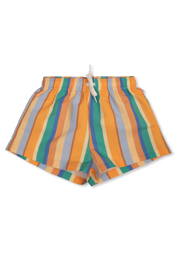 Tiny Cottons Swimming Logomania shorts
