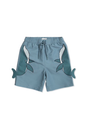 Swim shorts with print