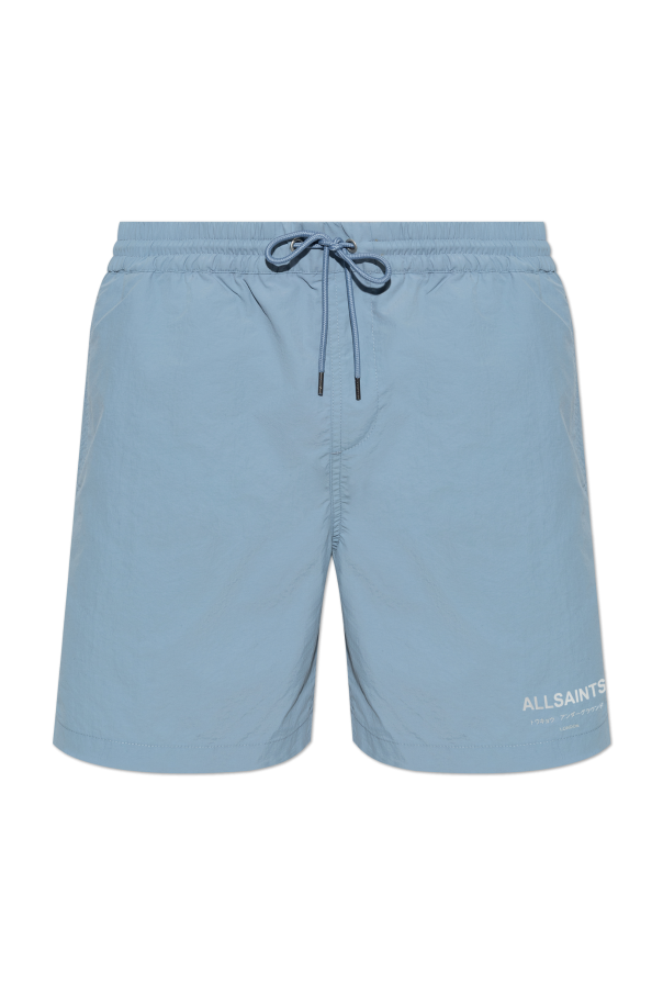 Swim shorts with printed logo od AllSaints