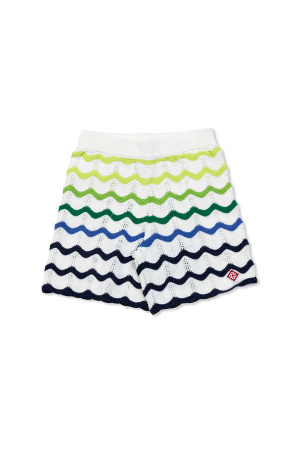 Shorts with logo patch od Casablanca Kids