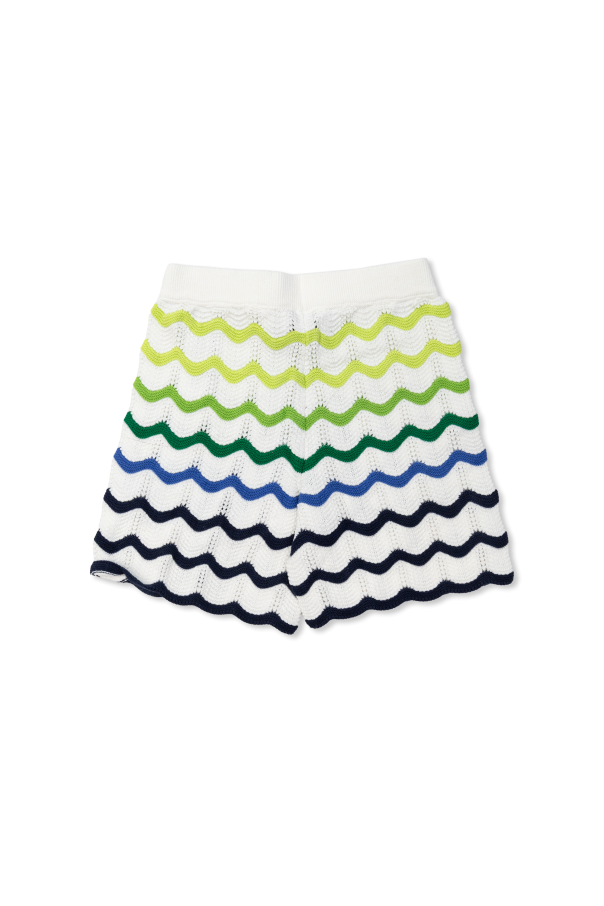 Casablanca Kids Pantalones cortos con parche con logo