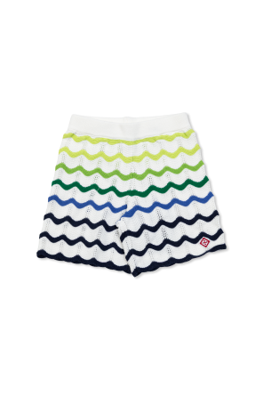Pantalones cortos con parche con logo