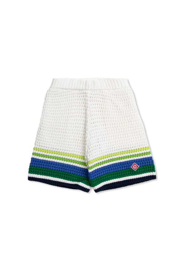 Shorts with logo patch od Casablanca Kids