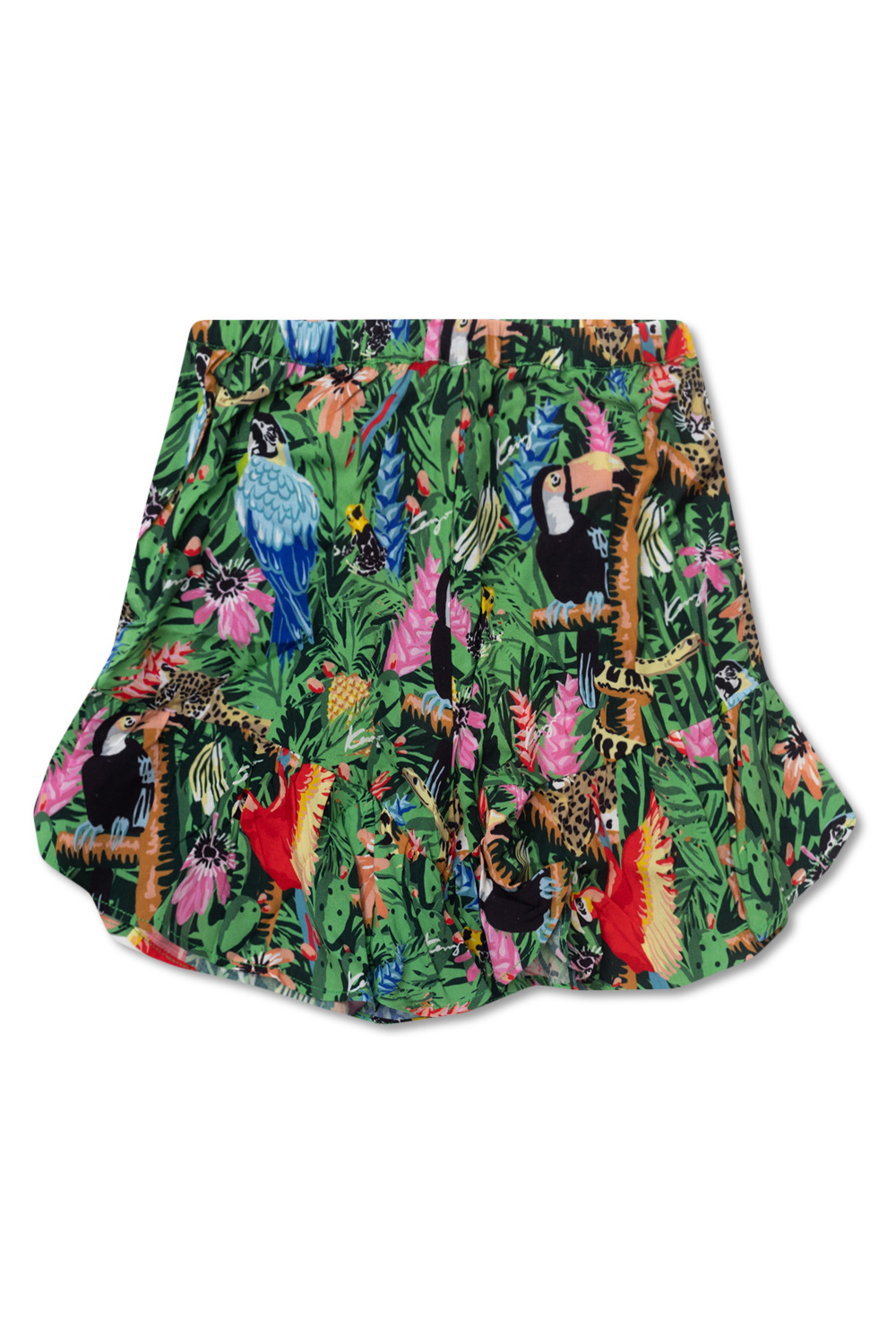 Kenzo Kids Winter shorts with animal motif