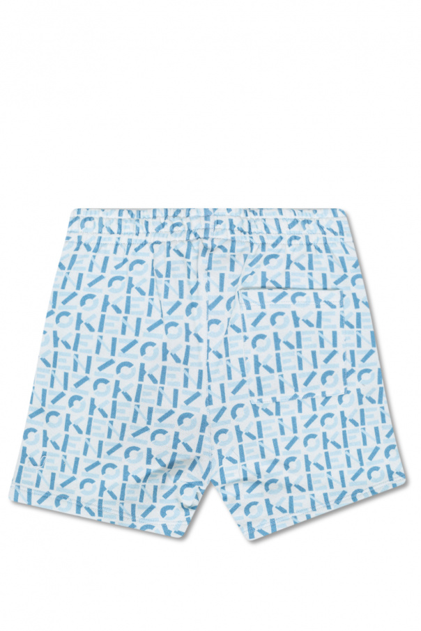 Kenzo Kids Patterned sweat shorts