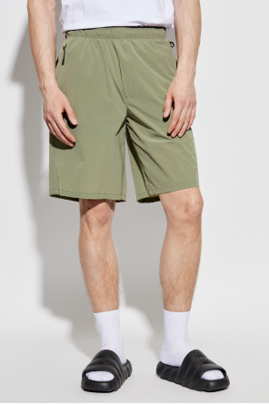 Moncler Shorts with logo patch