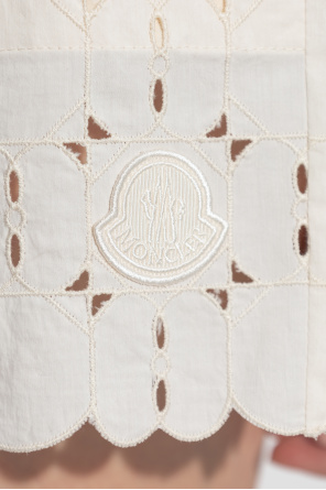 Moncler Shorts with lace cutouts