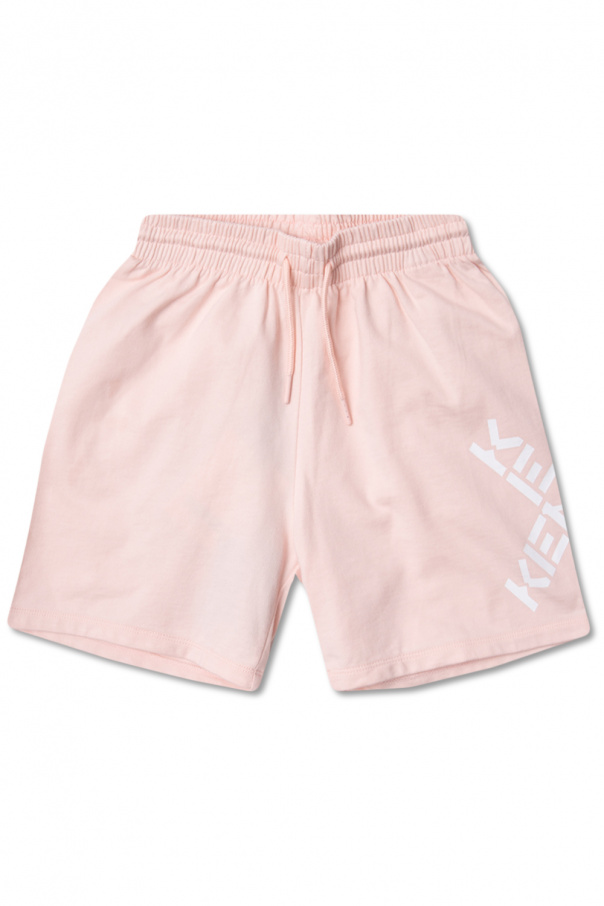 Kenzo Kids all-over Teddy print shorts