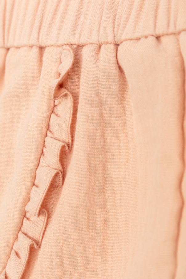 Moncler Enfant Pantalones cortos de algodón con volantes