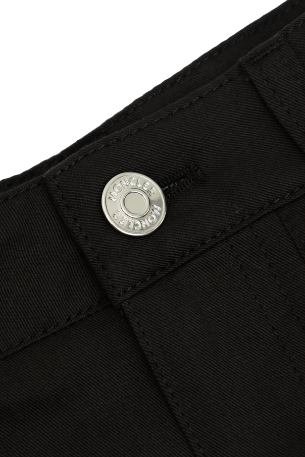 Moncler Enfant Shorts con parche de logo