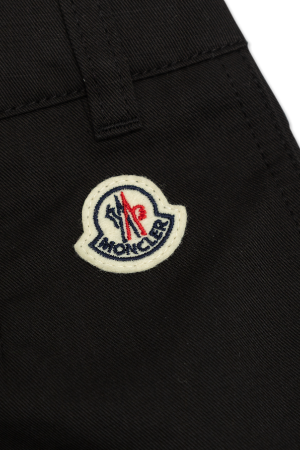 Moncler Enfant Shorts con parche de logo