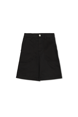 Shorts with logo patch