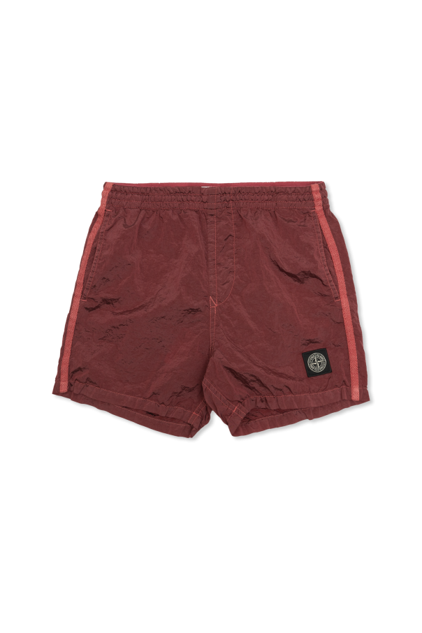 Stone Island Junior Szorty z logo