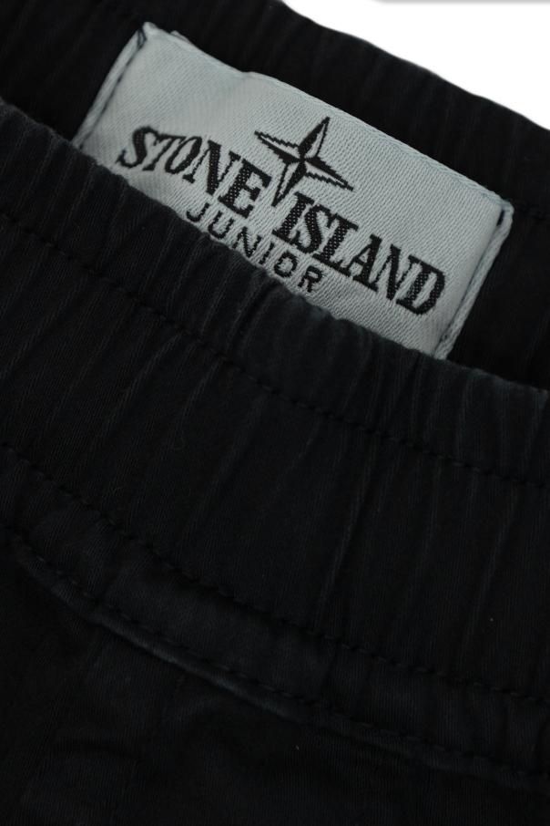 Stone Island Junior Szorty z logo