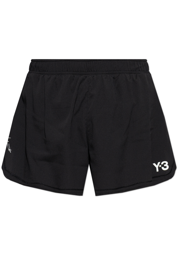 Y-3 Szorty z efektem `vintage`