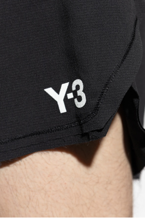 Y-3 Szorty z efektem `vintage`
