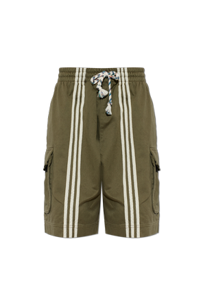 Khaki cargo shorts