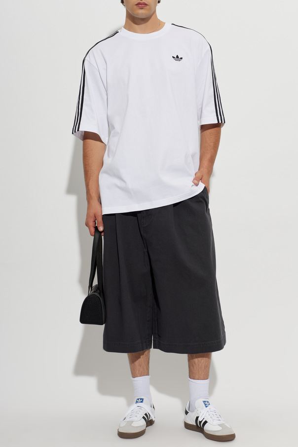 ADIDAS Originals Wide-leg denim shorts