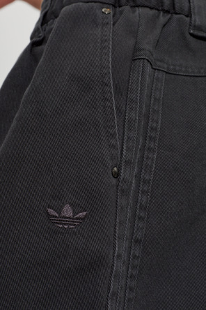 ADIDAS Originals Wide-leg denim shorts