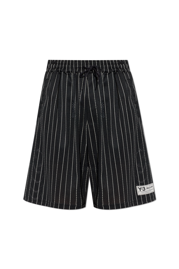 Perforated striped-pattern shorts od Y-3