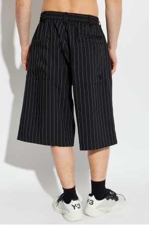 Y-3 Striped pattern shorts