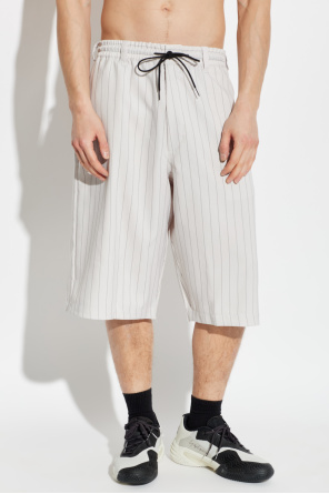 Y-3 Shorts mit Streifenmuster